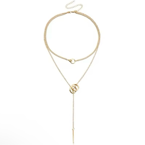 Vintage Layered Necklace Women's Bohemian Tassel Pendant Necklaces - Picture 5 of 6